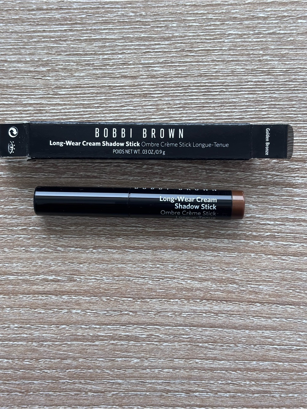 NIB Bobbi Brown Long-Wear Cream Shadow Stick Golden Bronze 0.03 oz